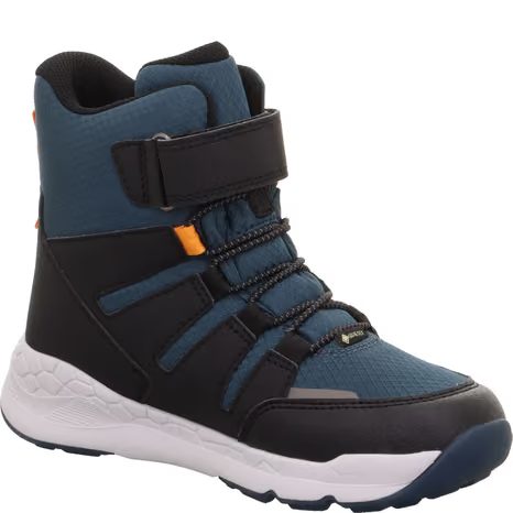CHLAPČENSKÉ ZIMNÉ TOPÁNKY FREE RIDE BLUE/ORANGE GTX SUPERFIT 1-000568-8010
