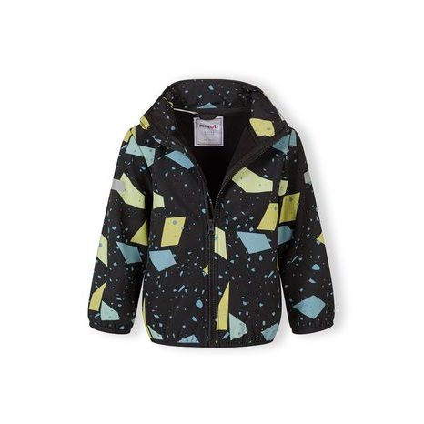 CHLAPČENSKÁ SOFTSHELLOVÁ BUNDA MINOTI 29COAT208 MODRÁ