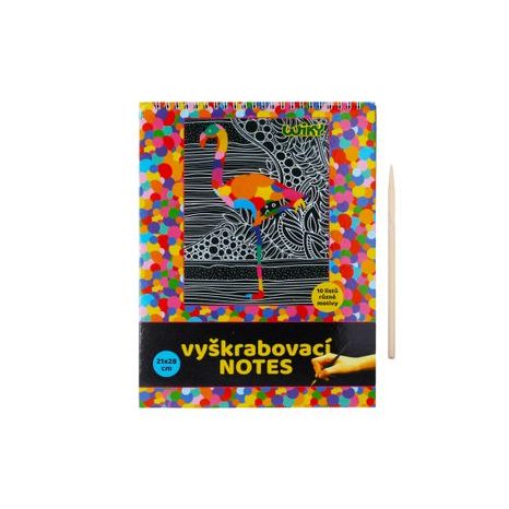 Vyškrabovací notes 21x28cm / 10 listů, W011367