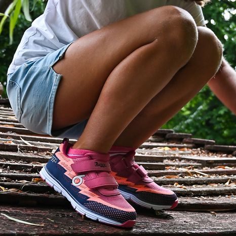 LÁNYOK KÖNNYŰ SPORTCIPŐ BUGGA HONE LILA/NARANCSSÁRGA/SÖTÉTKÉK