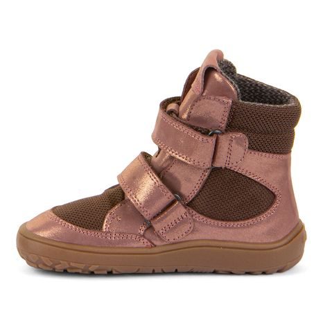 DÍVČÍ ZIMNÍ BAREFOOT BOTY TEX WINTER TL PINK/GOLD FRODDO G3160247-8T