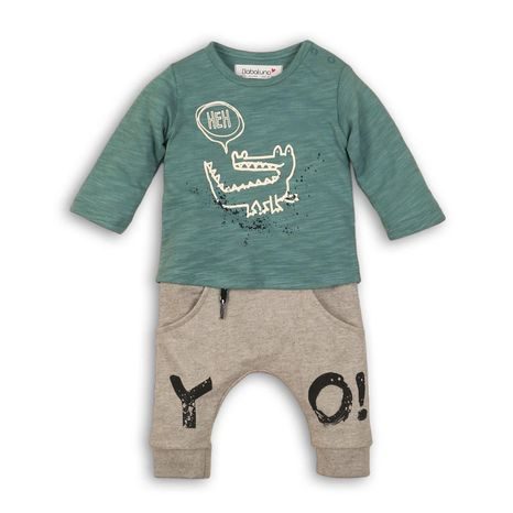 Dojčenský set: tričko a nohavice, Minoti, Yo 2, kluk