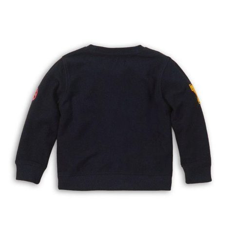 FIÚ KAPUCNIS PULÓVER, MINOTI, SCHOOL 1, KÉK