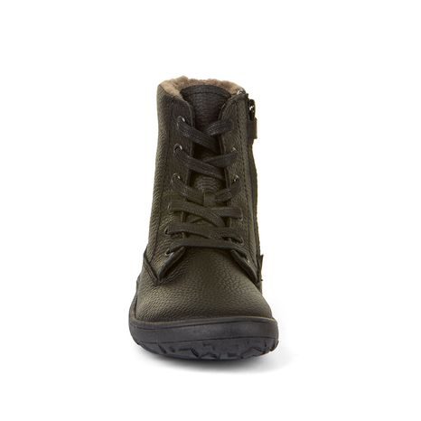 DĚTSKÉ ZIMNÍ BAREFOOT BOTY TEX LACES BLACK, FRODDO, G3160236, ČERNÁ