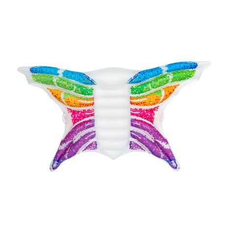 Felfújható fedélzeti szék - Rainbow Butterfly, 294x193 cm, Bestway, W004718