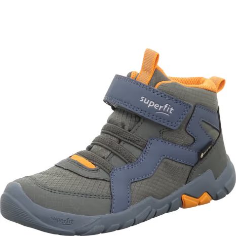ÎNCĂLȚĂMINTE BAREFOOT PENTRU COPII, ALL-SEASON, SUPERFIT TRACE GTX GREEN/ORANGE 1-006034-7010