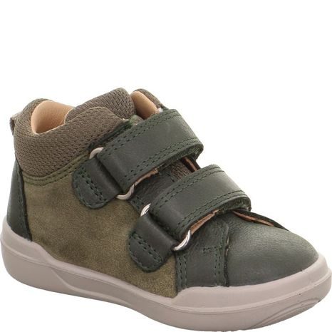 DĚTSKÉ  BAREFIT VYŠŠÍ TENISKY SUPERFIT SUPERFREE GREEN/LIGHT BLUE 1-000543-7000