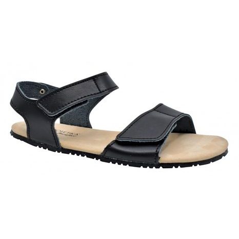 Sandale dama Barefoot Belita 60, ortopedice, negre