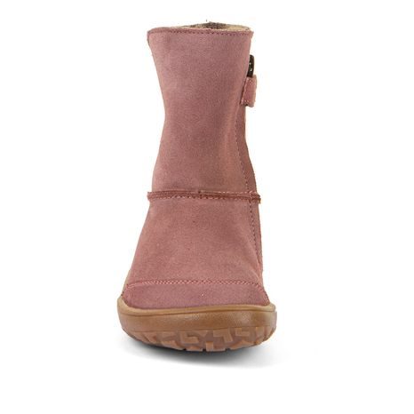 DÍVČÍ ZIMNÍ BAREFOOT BOTY TEX SUEDE DARK PINK  G3160250