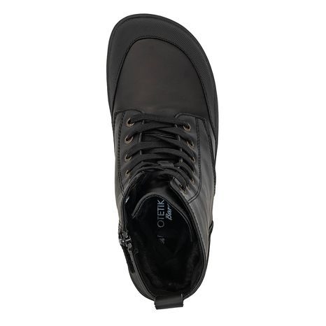 DÁMSKÉ BAREFOOT ZIMNÍ BOTY JUDIT DARK BLACK, PROTETIKA, TMAVĚ ČERNÁ