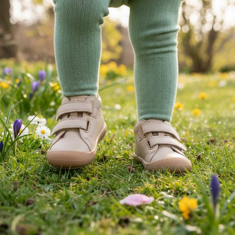 DETSKÁ KOTNÍKOVÁ OBUV OLLIE S TAUPE FRODDO G2130328-59