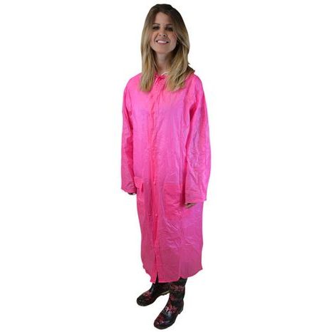 PVC NEON ESŐKABÁT, PIDILIDI, PL0065-03, RÓZSASZÍNŰ