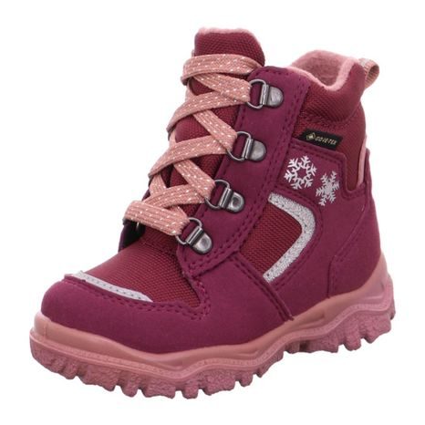 Dievčenské čižmy šnurovacie HUSKY1 GTX, Superfit, 1-000046-5010, ružová