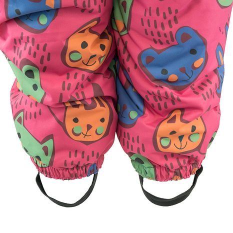 SALOPETE DE SCHI DE IARNĂ PENTRU FETE, PIDILIDI, PD1122-03, ROZ