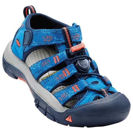 Sandale pentru copii Newport H2 K, imperial blue/sharks, Keen, 1016592, albastru