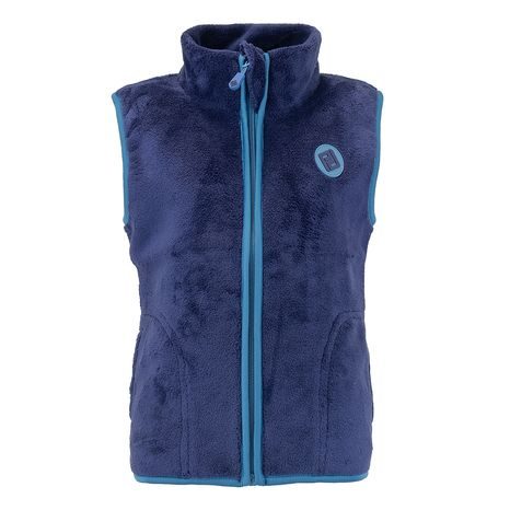 VESTĂ DE BLANĂ PENTRU COPII CU GULER ÎNALT, PIDILIDI, PD1140-35, ALBASTRU ÎNCHIS