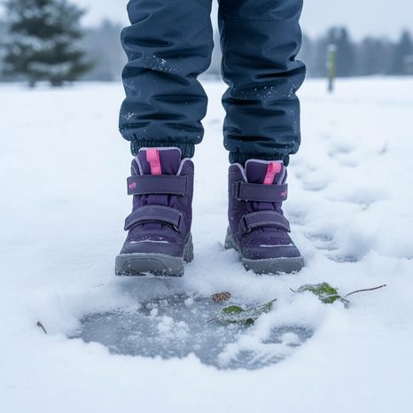 DÍVČÍ ZIMNÍ BOTY SNOW MAX PURPLE GORE-TEX, SUPERFIT,1-002022-8510