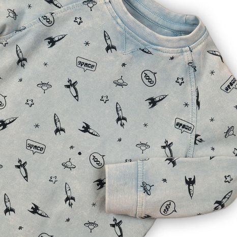 TRICOU PENTRU BĂIEȚI, CU MÂNECĂ LUNGĂ, MINOTI, COSMIC 1, ALBASTRU DESCHIS