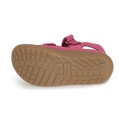 SANDALE PENTRU FETE BAREFOOT PADY KORAL, PROTETIKA, ROȘU