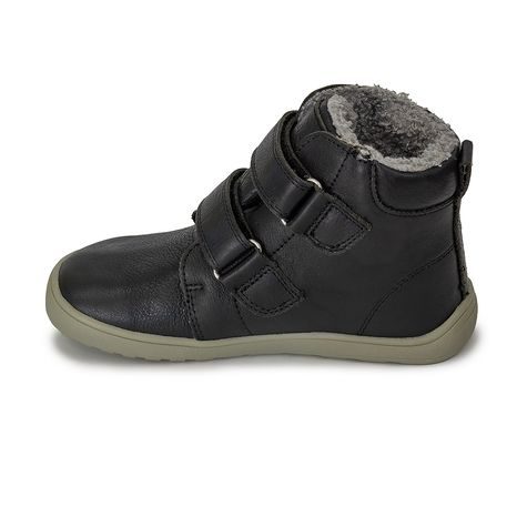 CHLAPECKÉ ZIMNÍ BAREFOOT BOTY DARYK BLACK, PRO-TEX, PROTETIKA, ČERNÁ