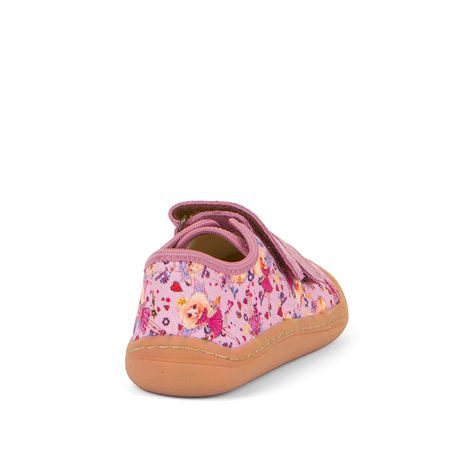 DÍVČÍ BAREFOOT TENISKY CANVAS PINK FRODDO G1700390-3 - RŮŽOVÁ