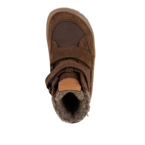 CHLAPČENSKÉ ZIMNÉ BAREFOOT TOPÁNKY TEX WINTER DARK BROWN FRODDO G3160247-17