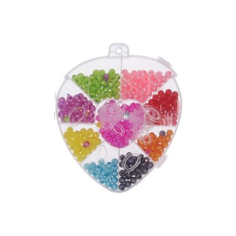 KORÁLKY SET 90G - JAHODA, WIKY, W019367