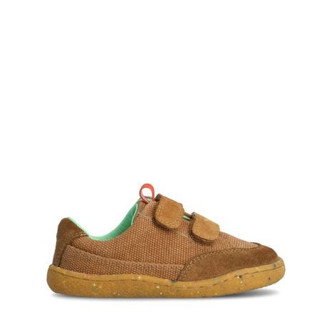 BAREFOOT  DĚTSKÉ TENISKY GROUNDIES AMSTERDAM CAMEL, HNĚDÁ