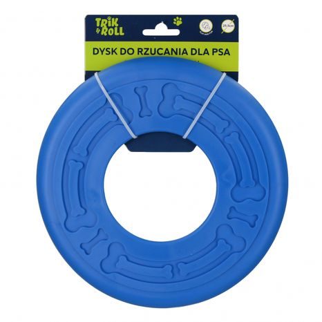 LÉTAJÍCÍ DISK PRO PSY O PRŮMĚRU 25,5 CM Z BEZPEČNÉHO OHEBNÉHO MATERIÁLU