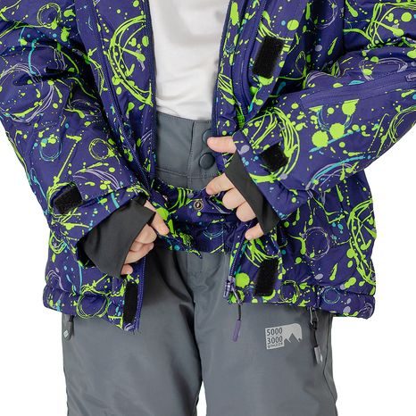 CHLAPECKÁ BUNDA LYŽAŘSKÁ ZIMNÍ LUMUN PIDILIDI, PD1148-04, MODRÁ