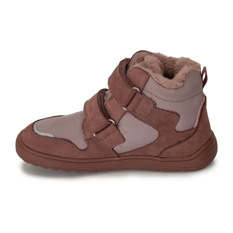 DÍVČÍ ZIMNÍ BAREFOOT BOTY DAXI OLD PINK, PROTETIKA, STARORŮŽOVÁ