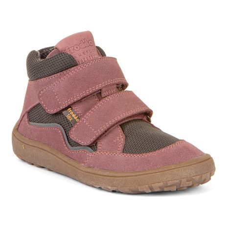 Dívčí barefoot boty TEX AUTUMN Gray/Pink Froddo G3110254-6 - šedá