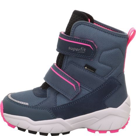 DÍVČÍ SNĚHULE CULUSUK 2.0 BLEU/PINK GORE-TEX, SUPERFIT , 1-009173-8010, MODRÁ