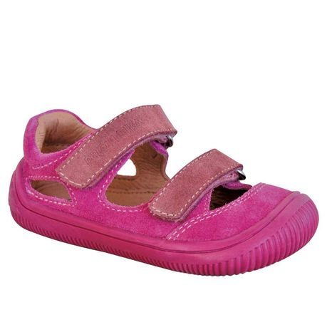 dievčenské topánky sandále Barefoot BERG PINK, Protetika, ružová