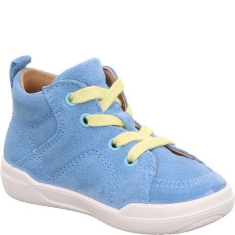 CHLAPECKÉ BAREFIT TENISKY SUPERFREE LIGHT BLUE/YELLOW SUPERFIT 1-000539-8400 - SVĚTLE MODRÁ