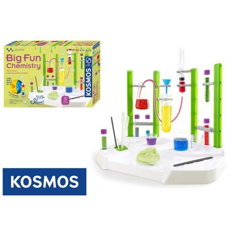 KOMPLETNÍ SET DĚTSKÉ CHEMICKÉ LABORATOŘE KOSMOS SE ZKUMAVKAMI A PIPETAMI