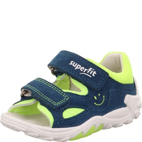 CHLAPECKÉ SANDÁLY FLOW  BLUE/YELLOW SUPERFIT 1-000034-8030 MODRÁ