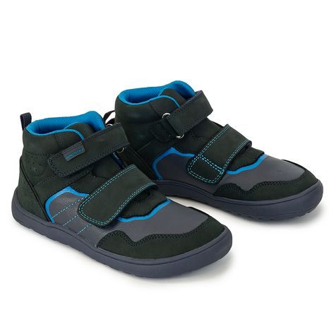 CHLAPECKÉ CELOROČNÍ BOTY BAREFOOT HARDY DENIM, PROTETIKA, TMAVĚ MODRÁ