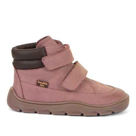 DÍVČÍ ZIMNÍ BAREFOOT BOTY ZERU TEX DARK PINK, FRODDO, G2110150-5, RŮŽOVÁ