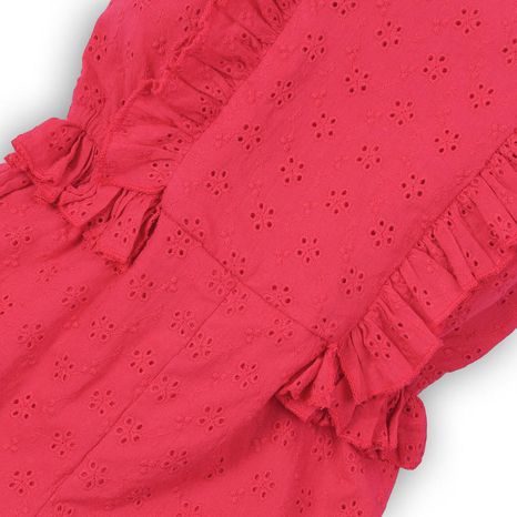 OVERAL DÍVČÍ LETNÍ, MINOTI, FUNHOUSE 4, ČERVENÁ