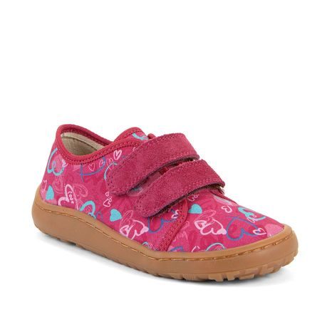 DIEVČENSKÉ PLÁTENÉ BAREFOOT TENISKY CANVAS FUXIA+ FRODDO G1700440-24