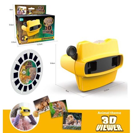 DĚTSKÉ 3D BRÝLE S MOTIVEM AFRICKÉHO SAFARI A DIVOKÝCH ZVÍŘAT