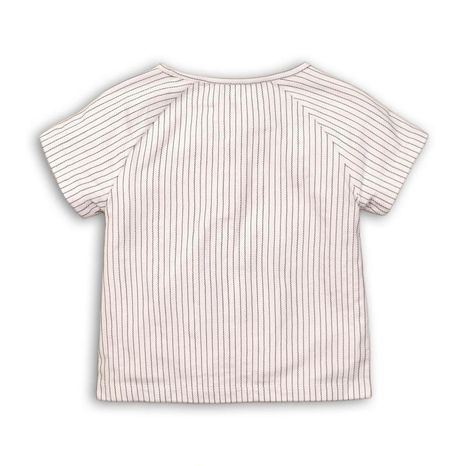 TRICOU PENTRU FETE CU MÂNECĂ SCURTĂ, MINOTI, UNION 4, ALB