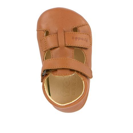 DETSKÉ BAREFOOT SANDÁLE PREWALKERS SANDAL COGNAC FRODDO G1130023-2
