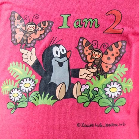 TRIČKO DÍVČÍ KRTEK IAM, PIDILIDI, 2002-04-06-08-10-12, RŮŽOVÁ