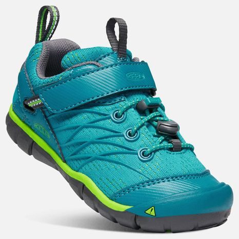 Outdoorové boty CHANDLER CNX K tahitian tide/bright green, Keen, 1020656, modrá