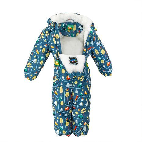 OVERAL CHLAPECKÝ S KOŽÍŠKEM, PIDILIDI, PD1157-02, MODRÁ