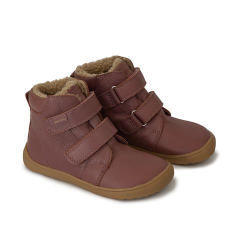 DÍVČÍ ZIMNÍ BAREFOOT BOTY BEKA OLD PINK, PROTETIKA, STARORŮŽOVÁ