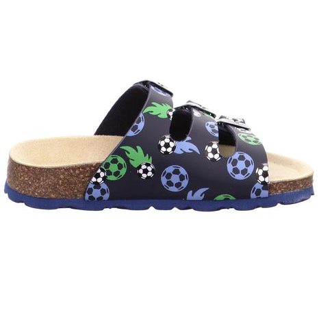 CHLAPECKÉ KORKOVÉ PANTOFLE FOOTBAD, SUPERFIT, 1-800113-8020, MODRÁ