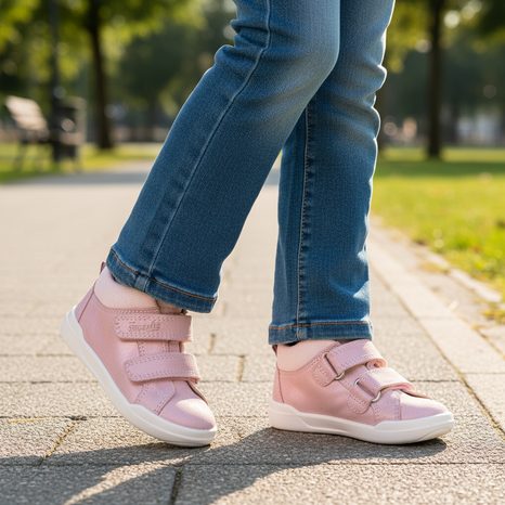 DIEVČENSKÉ BAREFOOT VYŠŠIE TENISKY SUPERFREE PINK/PURPLE SUPERFIT 1-000543-5560